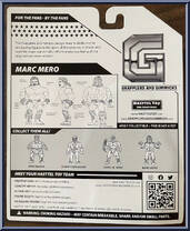 Marc Mero (Red Shorts) from Grapplers & Gimmicks - Basic Series manufactured by Hasttel Toy [Back]
