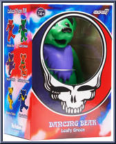 Leafy Green from Grateful Dead - Dancing Bears manufactured by Super7 [Front]