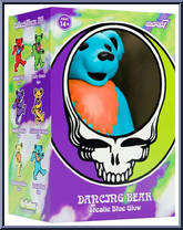 Stealie Blue Glow from Grateful Dead - Dancing Bears manufactured by Super7 [Front]