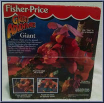 Giant (with Gold Knight) from Great Adventures - Basic Series manufactured by Fisher-Price [Back]
