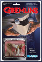 Gizmo with Barney from Gremlins - ReAction Figures manufactured by Super7 [Front]