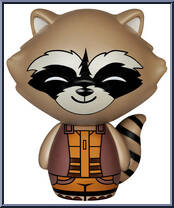 Rocket Raccoon from Guardians of the Galaxy - Dorbz XL manufactured by Funko [Loose]