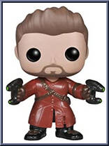 Star-Lord (Unmasked) from Guardians of the Galaxy - Pop! Vinyl Figures manufactured by Funko [Loose]