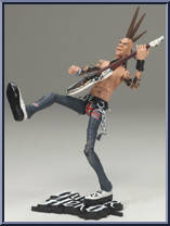 Johnny Napalm from Guitar Hero - 10" Scale manufactured by McFarlane [Loose]