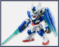 GNT-0000 00 Qan[T] from Gundam Converge - Basic Series manufactured by Bandai [Loose]