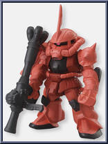 MS-06S Zaku II (Char's Custom) from Gundam Converge - Basic Series manufactured by Bandai [Loose]
