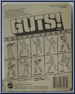 Otto Mattic from Guts! - Ground Troops manufactured by Mattel [Back]