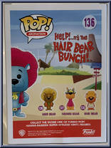 Hair Bear (Blue / Pink Hair) from Hair Bear Bunch - Pop! Vinyl Figures manufactured by Funko [Back]