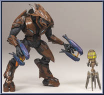 Elite Combat (Brown) from Halo 3 - Series 5 - Equipment Edition manufactured by McFarlane [Loose]