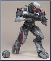 Elite Assault (Silver) from Halo 3 - Series 5 - Equipment Edition manufactured by McFarlane [Loose]