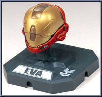 Scout (White) / Mark VI (Blue) / EVA (Red) from Halo 3 - Helmets - Series 2 manufactured by McFarlane [Loose]