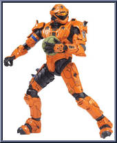Grifball Spartan from Halo 3 - Series 4 - Other Exclusives manufactured by McFarlane [Loose]