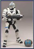 Spartan Hayabusa (White) from Halo 3 - Series 5 - Equipment Edition manufactured by McFarlane [Loose]