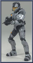 Spartan Soldier CQB (Silver) Action Figure