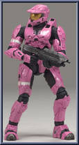 Spartan Soldier Mark VI (Pink) (D&R Lineups) Action Figure