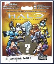 UNSC CQB (Cyan) from Halo - Blind Bags - Series  3 manufactured by Mega Bloks [Front]
