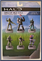 Master Chief (Halo 5) (with Assault Rifle) from Halo Infinite (World of Halo) - Series 6 manufactured by Jazwares [Back]