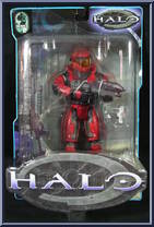 Master Chief (Red) from Halo - Series 2 manufactured by Joyride Studios [Front]