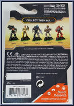 Spartan Carter-A259 from Halo - Series  7 - Halo Heroes manufactured by Mega Bloks [Back]