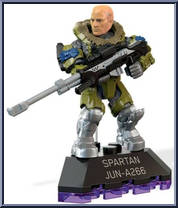 Spartan Jun-A266 from Halo - Series  6 - Halo Heroes manufactured by Mega Bloks [Loose]