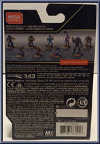 Spartan Noble Six from Halo - Series 10 manufactured by Mega Bloks [Back]