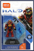 Spartan Recruit from Halo - Series  8 manufactured by Mega Bloks [Front]