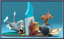 Tom & Jerry (No Tresspassing) Action Figure