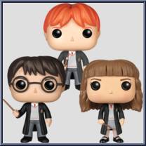 Harry Potter, Ron Weasley & Hermione Granger Action Figure