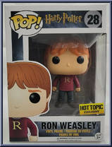 Ron Weasley ("R" Sweater) from Harry Potter - Pop! Vinyl Figures manufactured by Funko [Front]