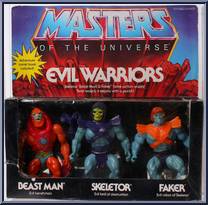 Evil Warriors - Beast Man, Skeletor & Faker Action Figure