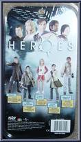 Peter Petrelli from Heroes - Series 1 manufactured by Mezco [Back]