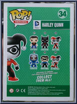 Harley Quinn (Metallic) from Heroes - DC Comics Pop! manufactured by Funko [Back]
