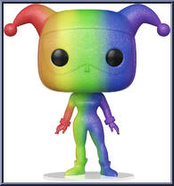 Harley Quinn (Rainbow Glitter) from Heroes - Pride Pop! manufactured by Funko [Loose]