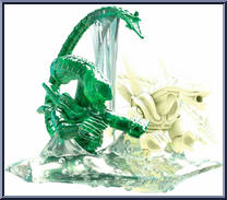 Green / White Xenomorphs from Heroes - Xenomorph Eggs manufactured by Mega Brands [Loose]