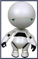 Marvin from Hitchhiker's Guide to the Galaxy - Basic Series manufactured by Neca [Loose]