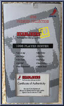 John Vanbiesbrouck from Hockey Headliners - XL manufactured by Corinthian [Back]