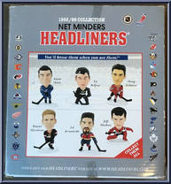 Net Minders from Hockey Headliners - 1998 Season manufactured by Corinthian [Back]