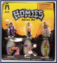 Tennishoe Pimp / Teardrop / Sysco / Soljaboy / Brandy / Shaneequa from Homies - Series  6 manufactured by Homieshop [Front]