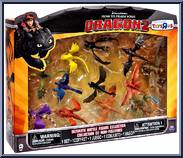 Ultimate Battle Figure Collection from How to Train Your Dragon 2 - Sets manufactured by Spinmaster [Front]