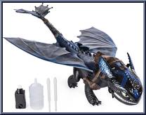 Giant Fire Breathing Toothless from How to Train Your Dragon - Hidden World - Dragons manufactured by Spinmaster [Loose]