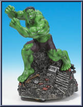 Hulk on Street Rubble from Hulk - Motion Picture - Smash 'N Go's manufactured by Toy Biz [Loose]