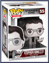 Stephen King (Balloon) (Black & White) from Icons - Pop! Vinyl Figures manufactured by Funko [Front]