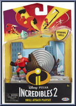 Drill Attack Playset from Incredibles 2 - Playsets manufactured by Jakks Pacific [Front]