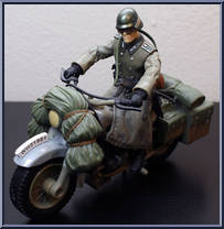 German Soldier with Motorcycle from Indiana Jones - Last Crusade - Deluxe Figures manufactured by Hasbro [Loose]
