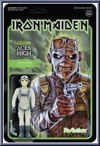 Pilot Eddie (Aces High) (Glow In The Dark)  from Iron Maiden - ReAction Figures manufactured by Super7 [Front]