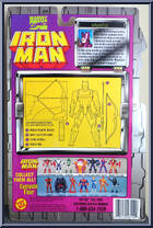 Hawkeye from Iron Man - Series 2 manufactured by Toy Biz [Back]