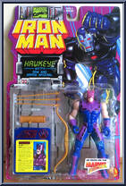 Hawkeye from Iron Man - Series 2 manufactured by Toy Biz [Front]