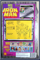 Titanium Man from Iron Man - Series 3 manufactured by Toy Biz [Back]
