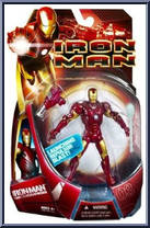 Iron Man (Mark III) from Iron Man - 2008 Movie - Basic Series manufactured by Hasbro [Front]