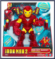 Iron Man (Rocket Boost) from Iron Man 2 - 2010 Movie - Electronic manufactured by Hasbro [Front]